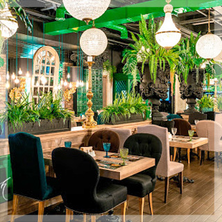 Озеленение кафе и ресторана